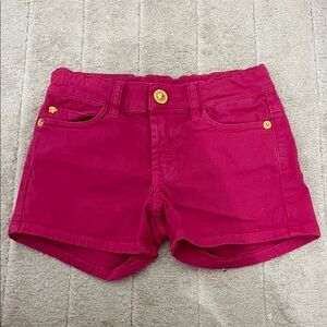 Versace Fuchsia Jean Shorts